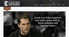 Desktop Screenshot of crushlivepoker.com